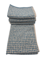 Hand Towel- Houndstooth Blue Haze