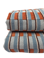 Terracotta & Blue Haze Fridah Bath Towel