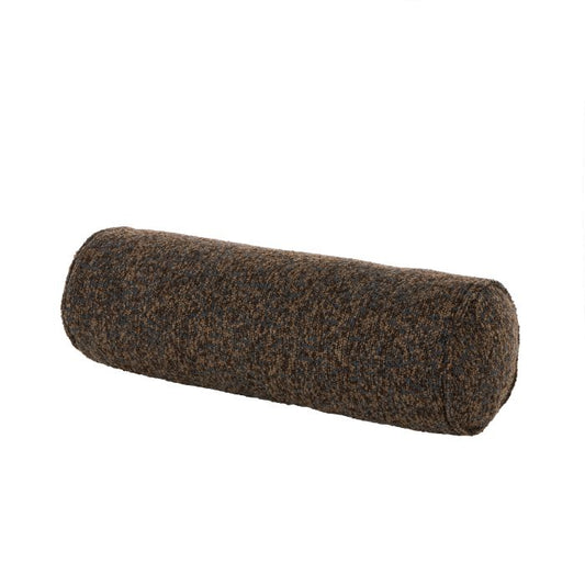 Amalfi Koba Boucle Bolster Cushion Brown
