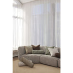 Amalfi Koba Boucle Bolster Cushion Brown