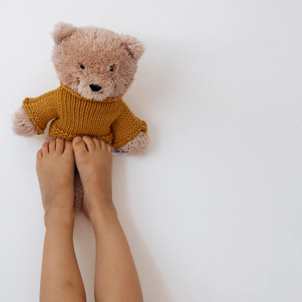 Dulcie Bear – Handcrafted Soft Toy by and the little dog laughed
