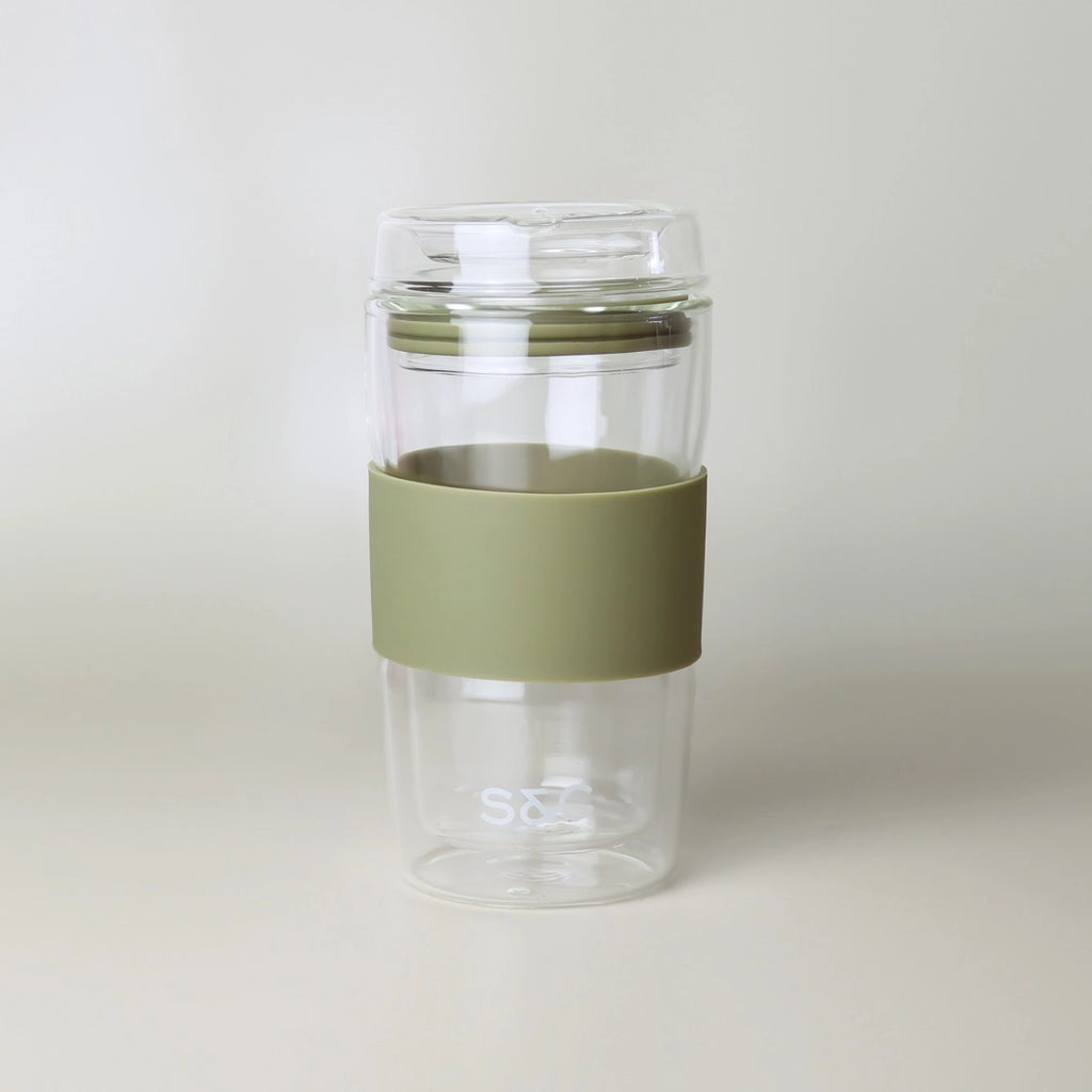 Sage & Cooper Dua Coffee Cup-Khaki