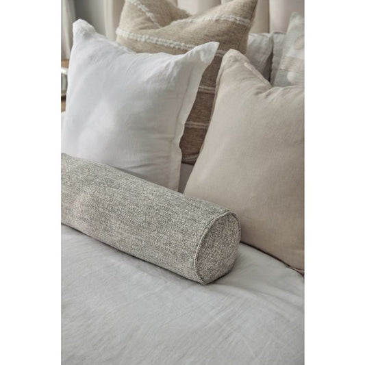 Amalfi Koba Boucle Bolster Cushion Grey