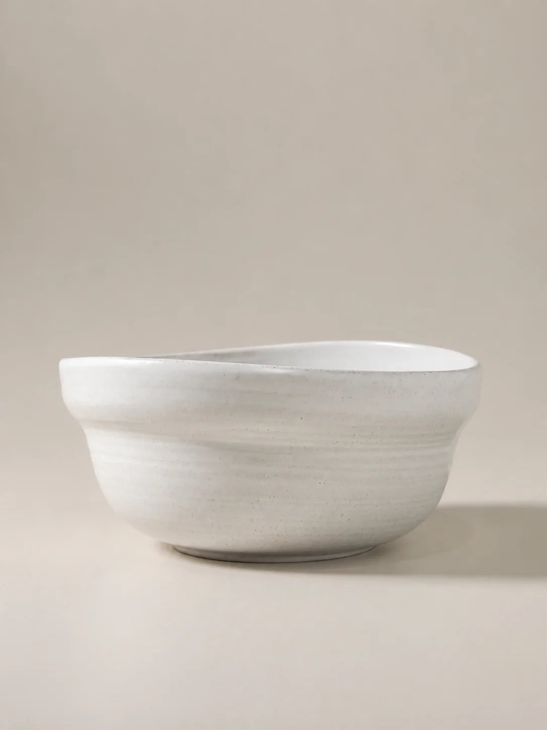 Suki Large Serving Bowl- White