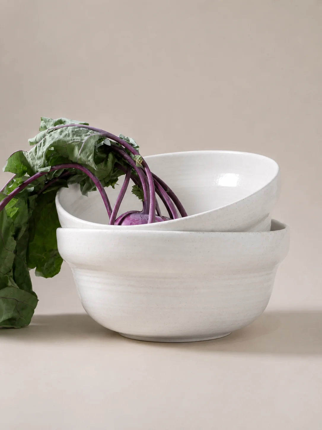 Suki Large Serving Bowl- White