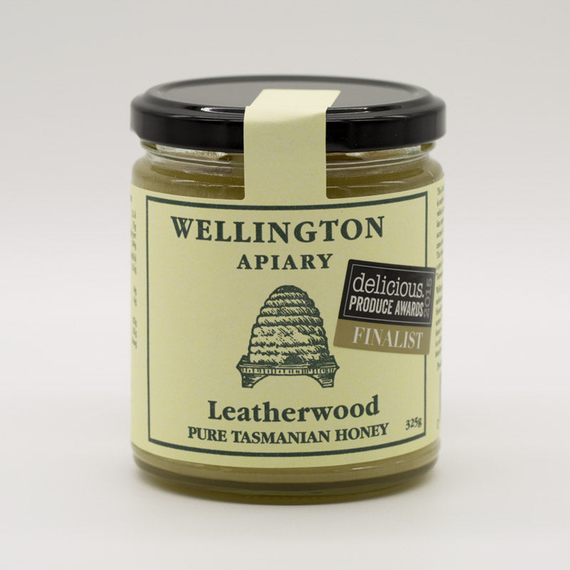 Wellington Apiary Leatherwood Pure Tasmanian Honey-325g