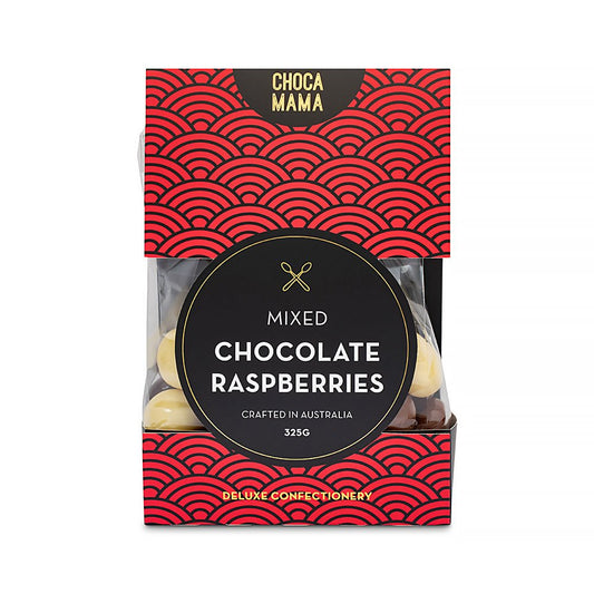 Mixed Chocolate Raspberry 325g