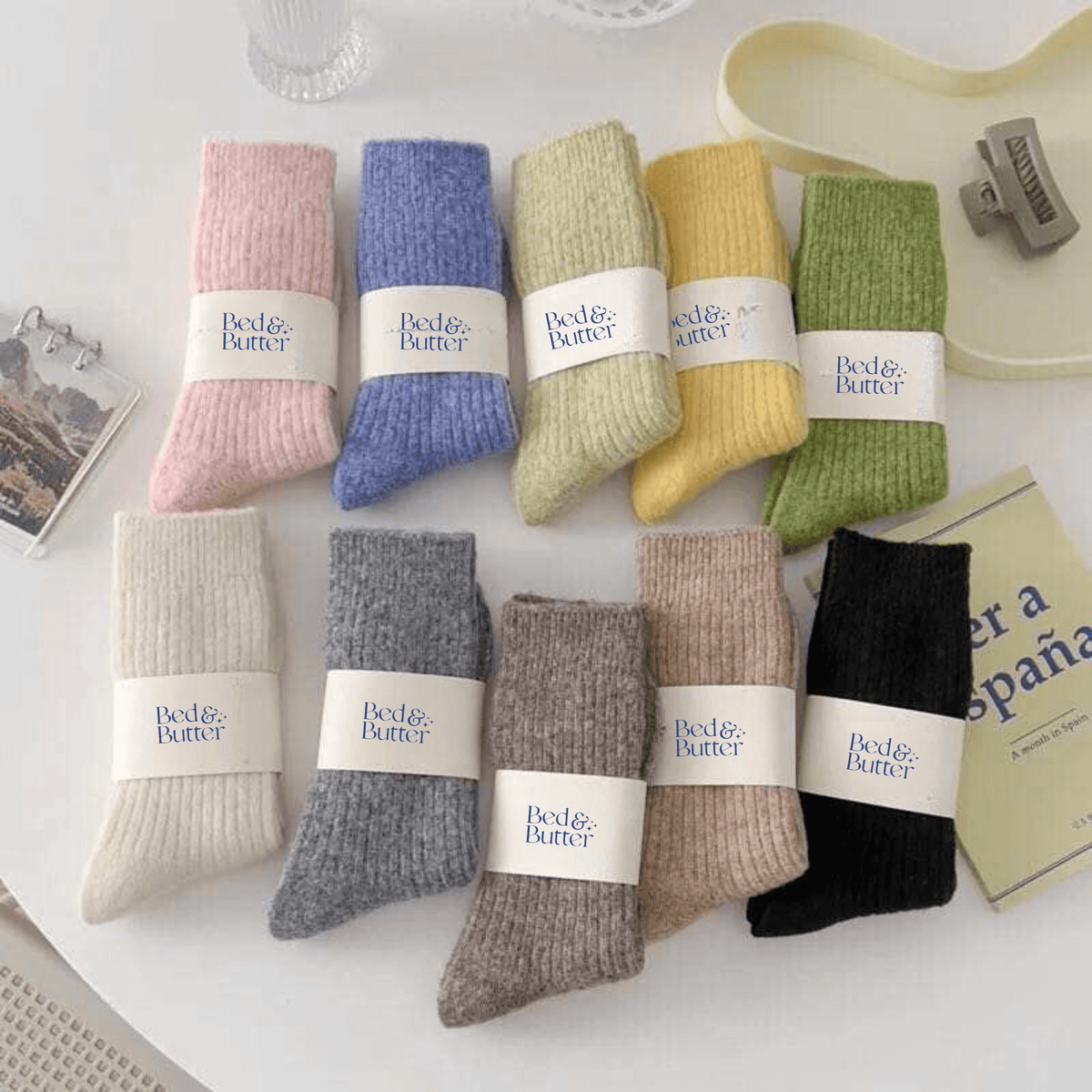 The Comfiest Socks - Light Choccy: L/XL