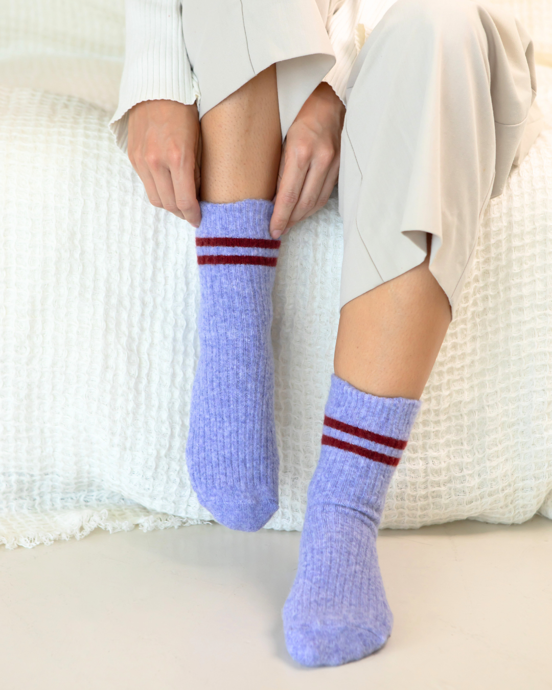 The Comfiest Socks - Periwinkle (NEW!): L/XL