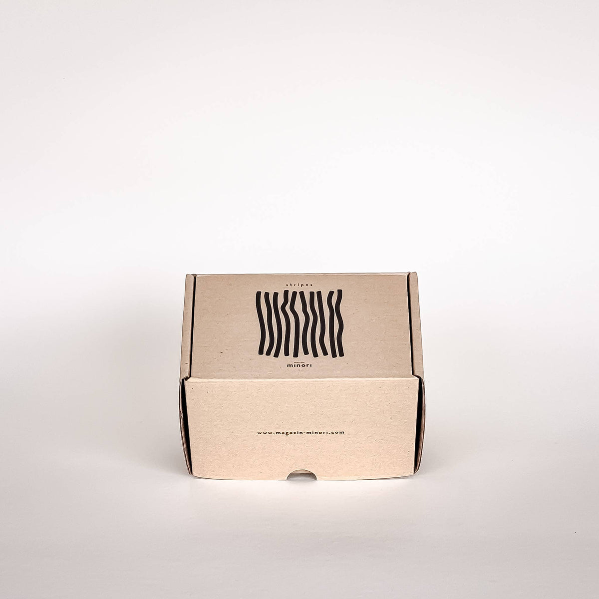 Becher Stripes - tramonto red