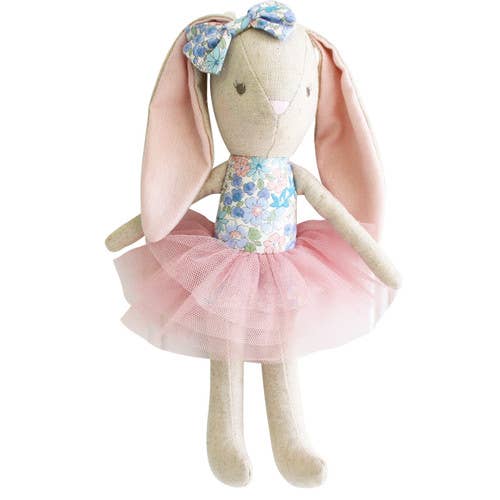 Linen Baby Pearl Toy Lilly Blue