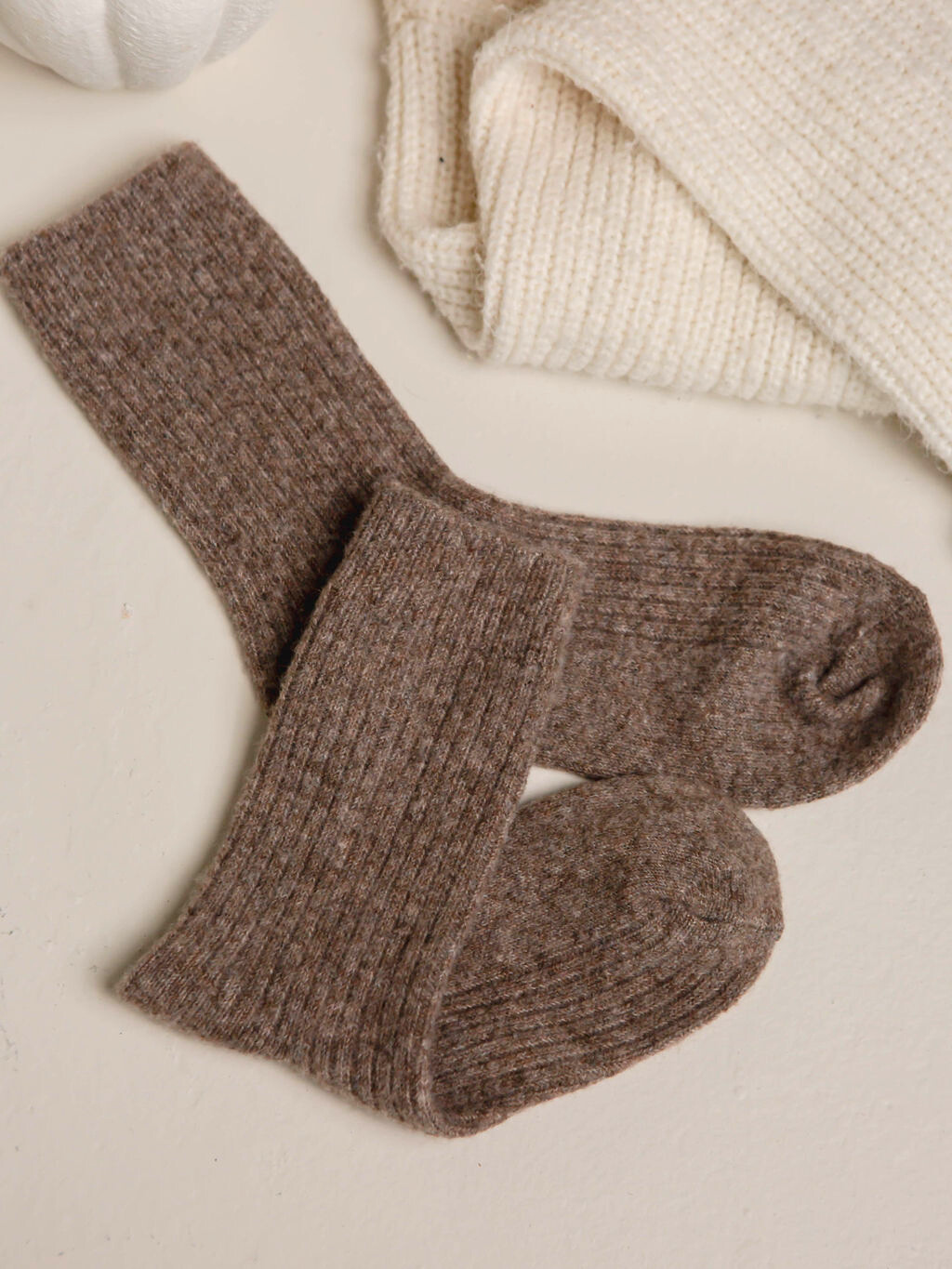 The Comfiest Socks - Light Choccy: L/XL