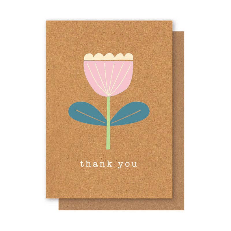 THANK YOU TULIP CARD