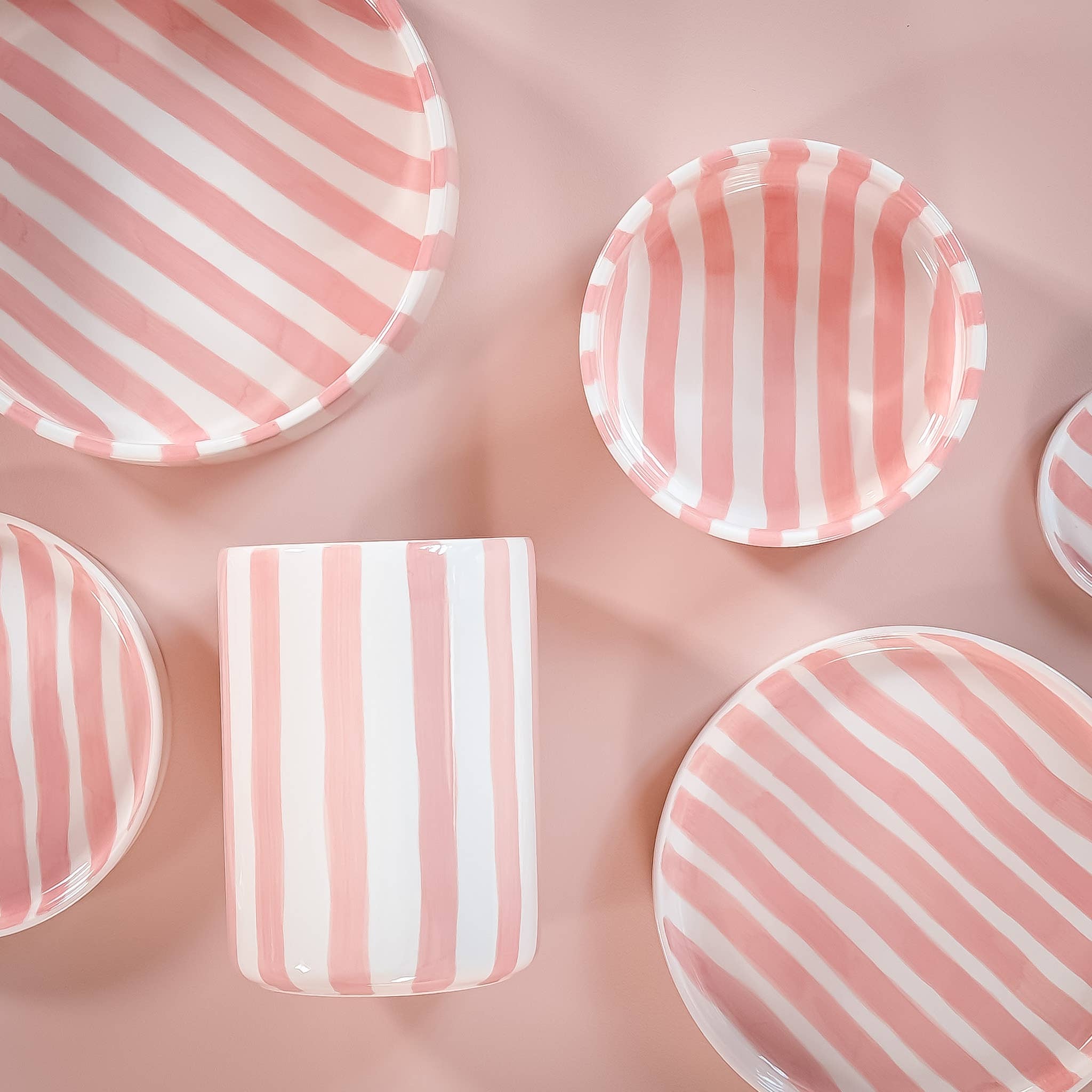 Beaker Stripes - incanto rose