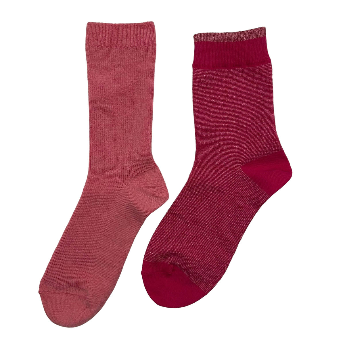 Pink Barcelona & Tokyo sock box duo  with Bow brooch