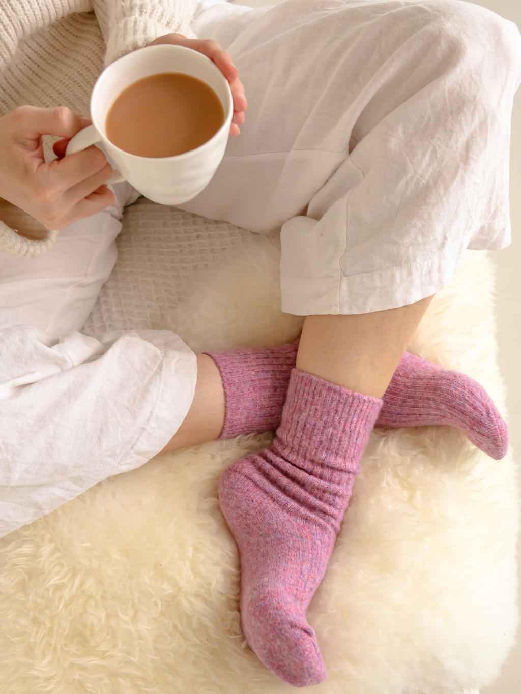 The Comfiest Socks - Heather Rose (NEW!): S/M