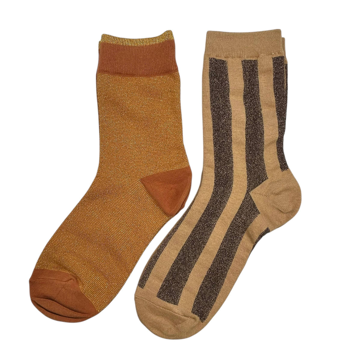 Sand Berlin & Copper Tokyo sock box duo with Bow Brooch