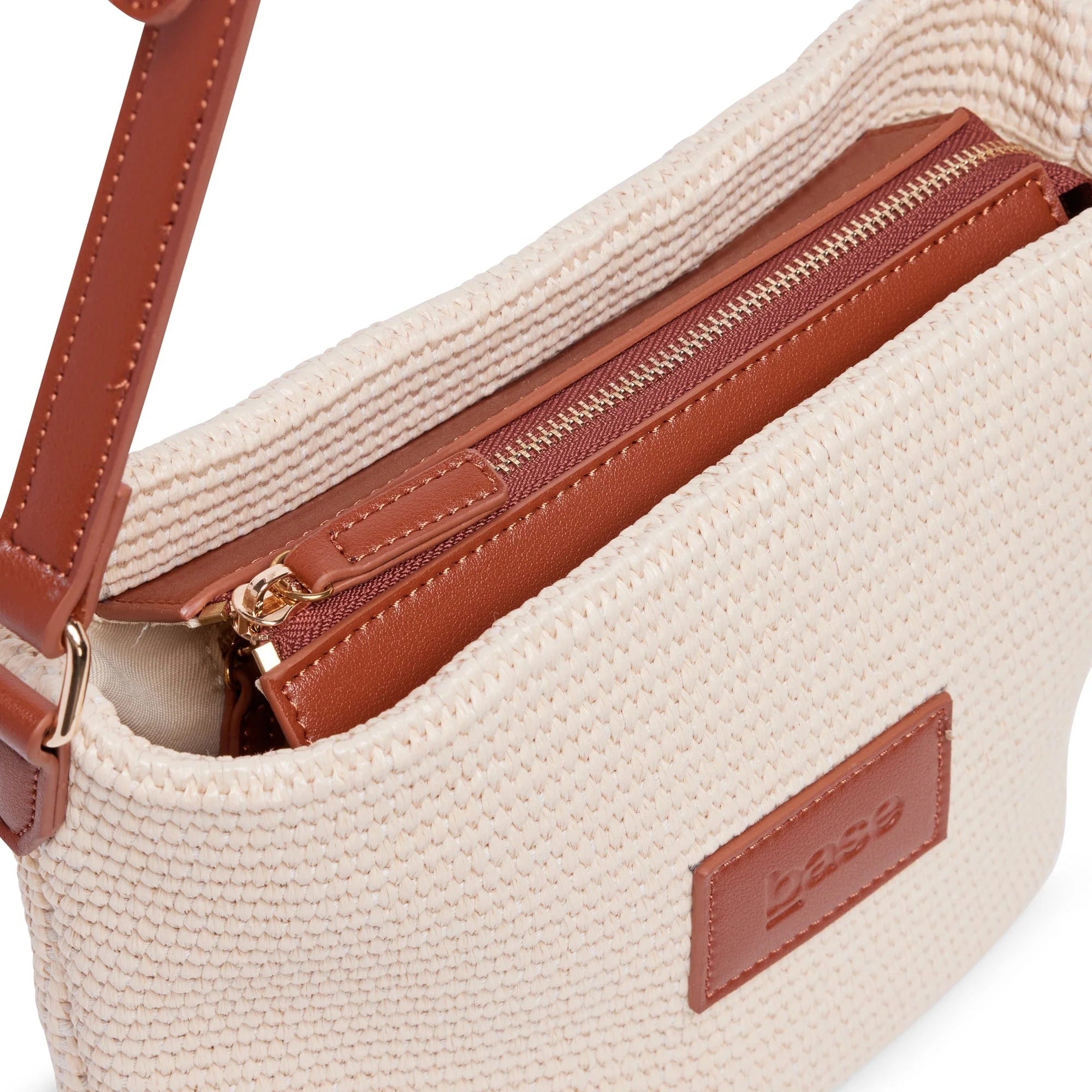 Base Supply Panier Crossbody Bag Tan