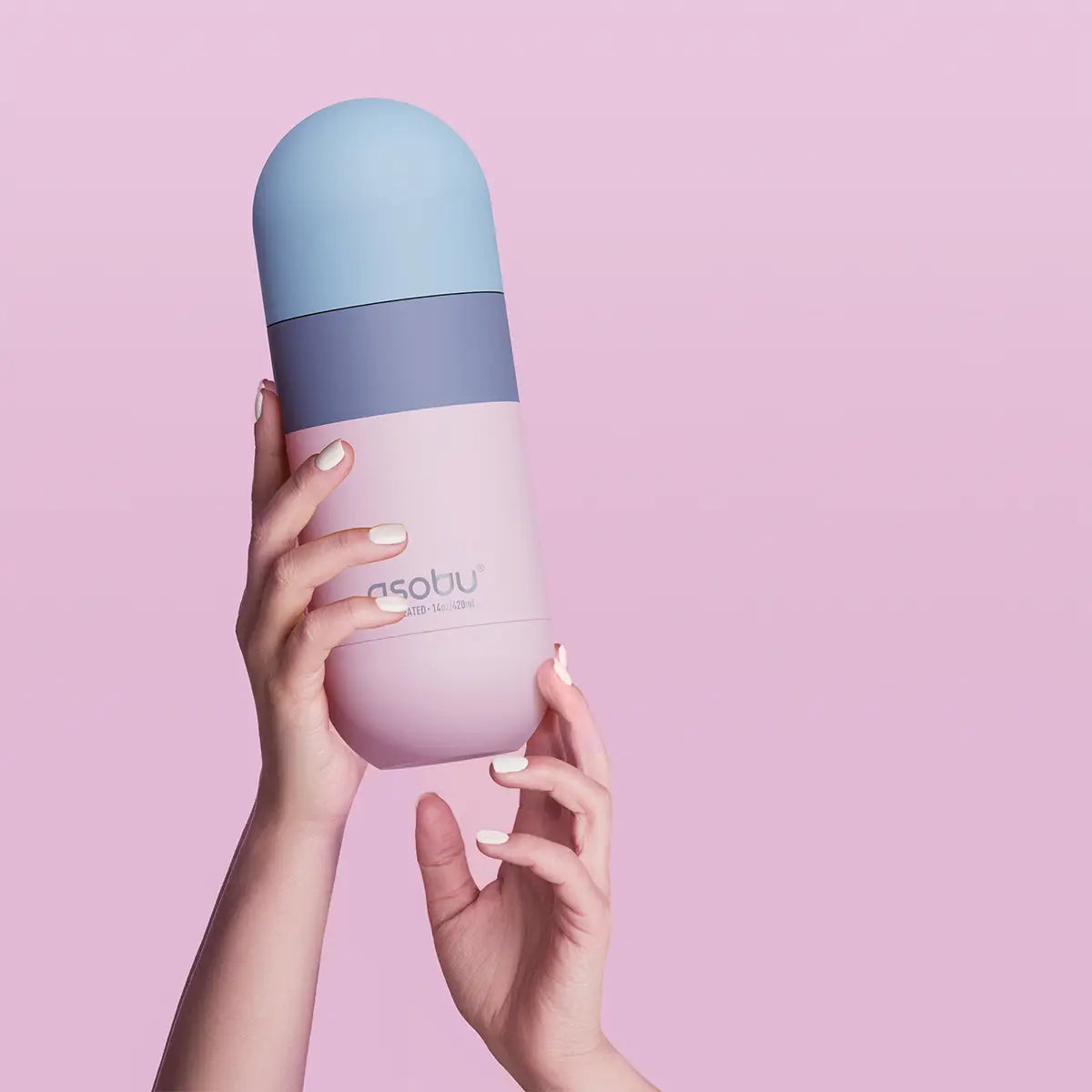 Asobu Orb Bottle 420ml Pastel Pink