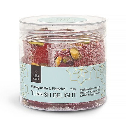 Rose or Pomegranate & Pistachio Turkish Delight-250g