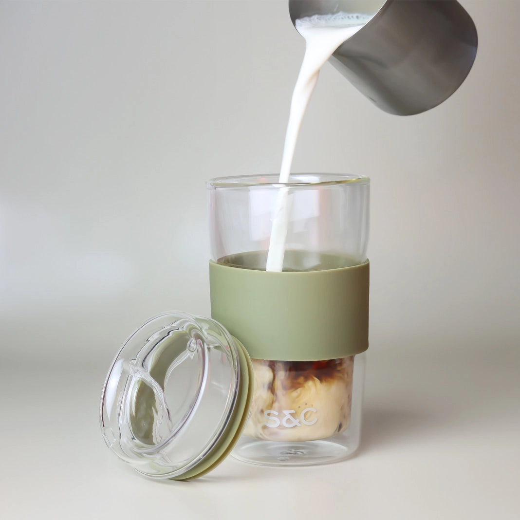 Sage & Cooper Dua Coffee Cup-Khaki