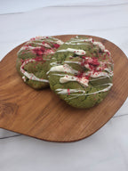 Strawberry Matcha White Choc cookie