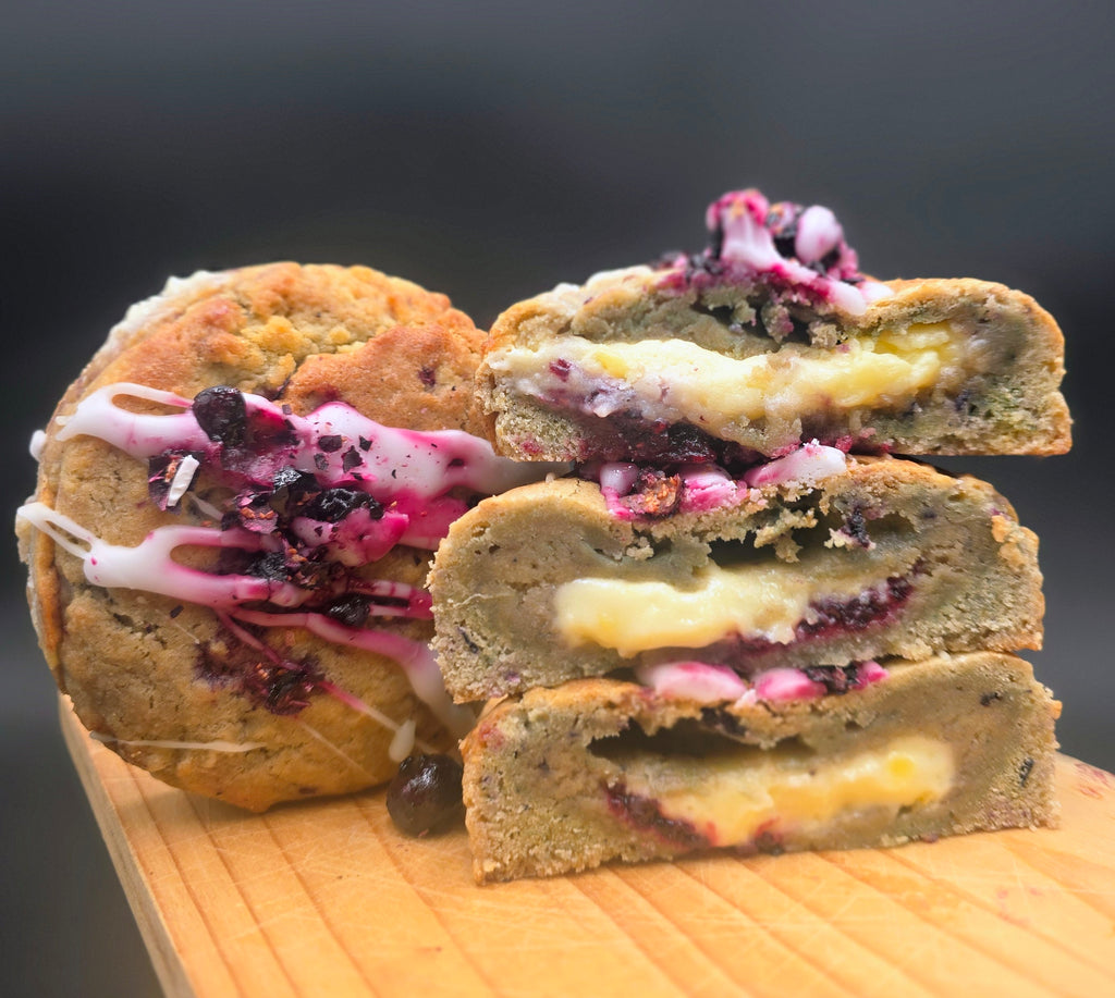 Loaded Lemon Blueberry Cheesecake Cookie