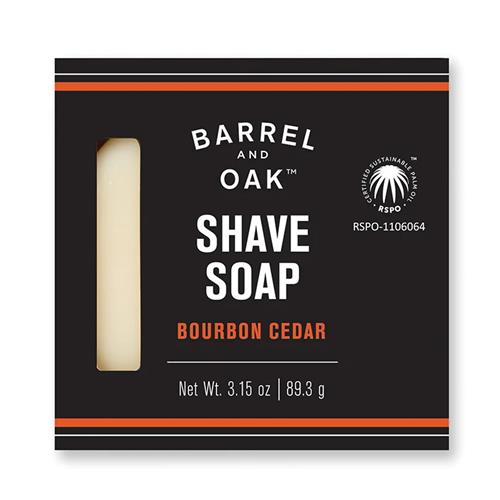 Barrel & Oak Classic Shave Soap - Bourbon Cedar