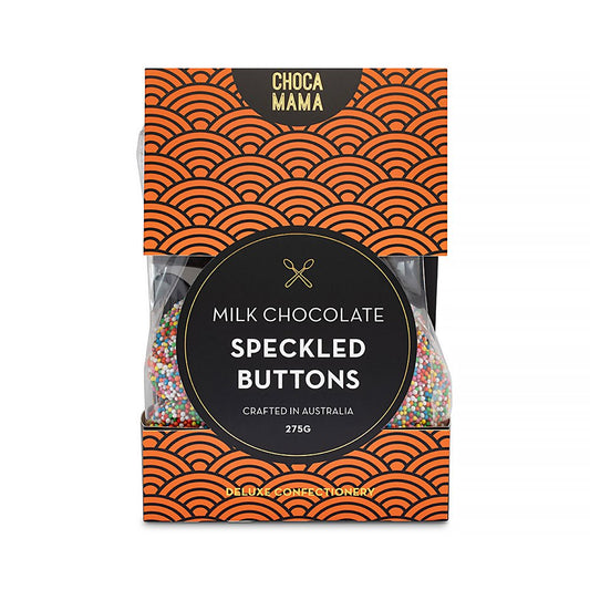 ChocaMama Milk Choc Speckled Buttons-275g